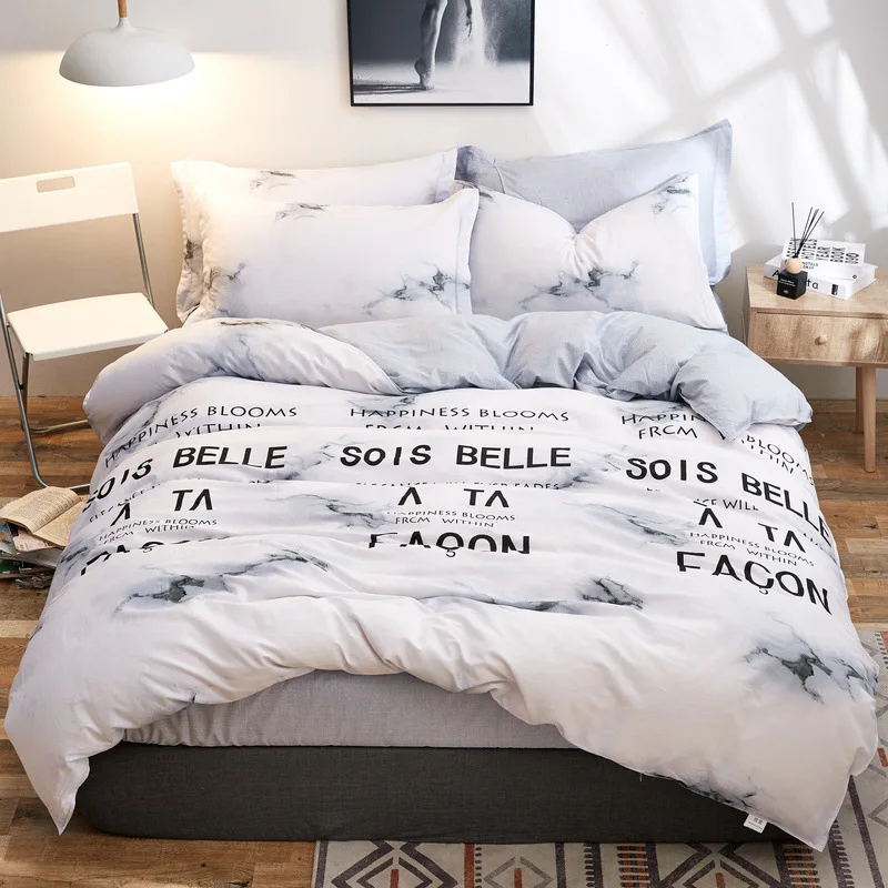 2019 new arrival marble printing bedding set cotton duvet cover flat sheet Bedding Set without comforter full/queen/king size
2019 new arrival marble printing bedding set cotton duvet cover flat sheet Bedding Set without comforter full/queen/king size