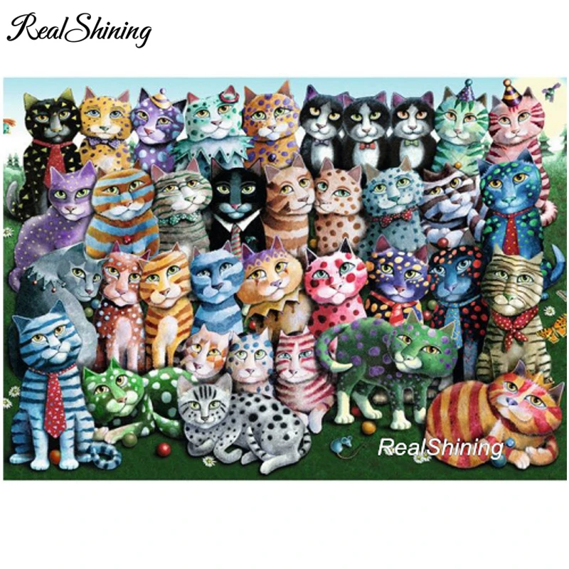 REALSHINING beads embroidery SALE 5d diamond painting Cats Family house mosaic picture of rhinestones 3d cross-stitch FS2127
REALSHINING beads embroidery SALE 5d diamond painting Cats Family house mosaic picture of rhinestones 3d cross-stitch FS2127