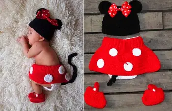 Newborn crochet baby costume photography props knitting cartoon baby girls hat 3pcs/set baby photo props 0-1M OR 3-4M
Newborn crochet baby costume photography props knitting cartoon baby girls hat 3pcs/set baby photo props 0-1M OR 3-4M