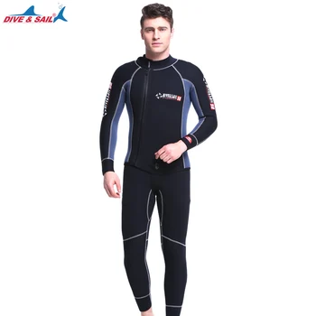 Men Neoprene 5mm two-piece separate Wetsuit Long sleeve zipper for Scuba Diving Surfing Fullsuit Jumpsuit Keep warm diving Suit
Men Neoprene 5mm two-piece separate Wetsuit Long sleeve zipper for Scuba Diving Surfing Fullsuit Jumpsuit Keep warm diving Suit