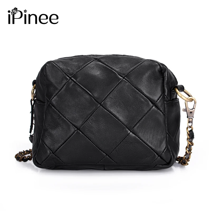 iPinee Women Genuine Leather Patchwork Messenger Bag Sheepskin Leather Chain Shoulder Bag Women Crossbody Small Bag
iPinee Women Genuine Leather Patchwork Messenger Bag Sheepskin Leather Chain Shoulder Bag Women Crossbody Small Bag
