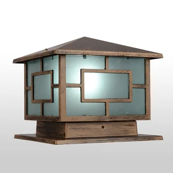 European Royal Wall Pillar Lamp Oriental Loft Shape Bronze Landscape Light Iron Craft Lamp Garden/Yard/Grass Decor Lights E27
European Royal Wall Pillar Lamp Oriental Loft Shape Bronze Landscape Light Iron Craft Lamp Garden/Yard/Grass Decor Lights E27