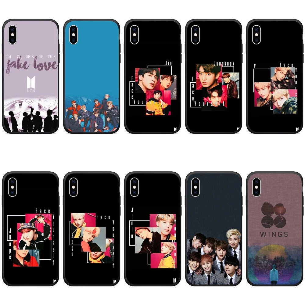 Soft TPU Silicone Cute Cover Back Protective for iphone XS Max case Black Printed TPU Phone Case for iphone 6s Plus SE Case
Soft TPU Silicone Cute Cover Back Protective for iphone XS Max case Black Printed TPU Phone Case for iphone 6s Plus SE Case