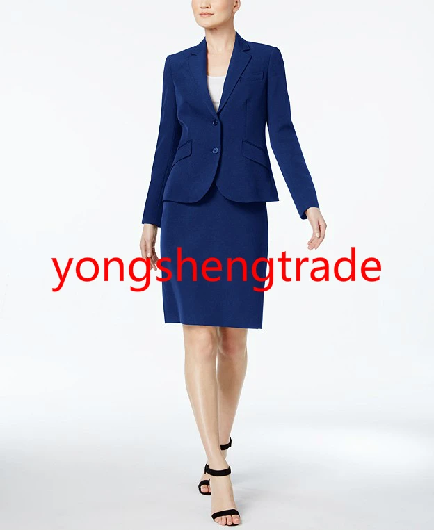 Navy Women Business Suit Custom Made Skirt Suit Notched Collar Jacket And Skirt Are Lined Knee Length Skirt 160
Navy Women Business Suit Custom Made Skirt Suit Notched Collar Jacket And Skirt Are Lined Knee Length Skirt 160