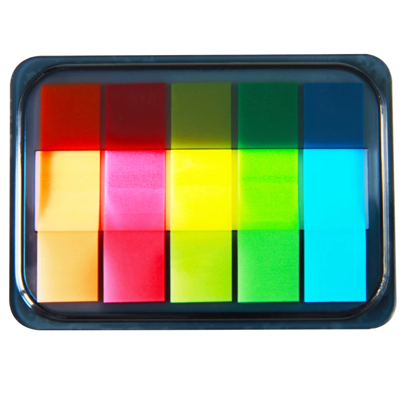 4 packs 5 color notes 20 pcs per color sticky notes indicator strips indicator stickers deli 9060
4 packs 5 color notes 20 pcs per color sticky notes indicator strips indicator stickers deli 9060