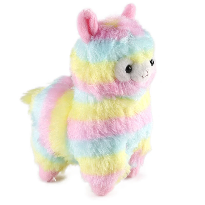 13CM Kawaii Rainbow Alpaca Plush Pendant Doll Stuffed Soft Colorful Alpaca Toy Cute Keychain Gift for Baby Children Ladies Bag 
13CM Kawaii Rainbow Alpaca Plush Pendant Doll Stuffed Soft Colorful Alpaca Toy Cute Keychain Gift for Baby Children Ladies Bag