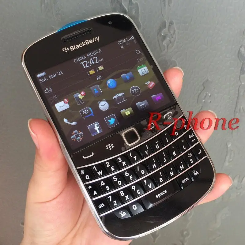Original BlackBerry Bold Touch 9900 Unlocked Mobile Phone BlackBerry 9900 5MP 3G WIFI Bluetooth Refurbished Smartphone
Original BlackBerry Bold Touch 9900 Unlocked Mobile Phone BlackBerry 9900 5MP 3G WIFI Bluetooth Refurbished Smartphone