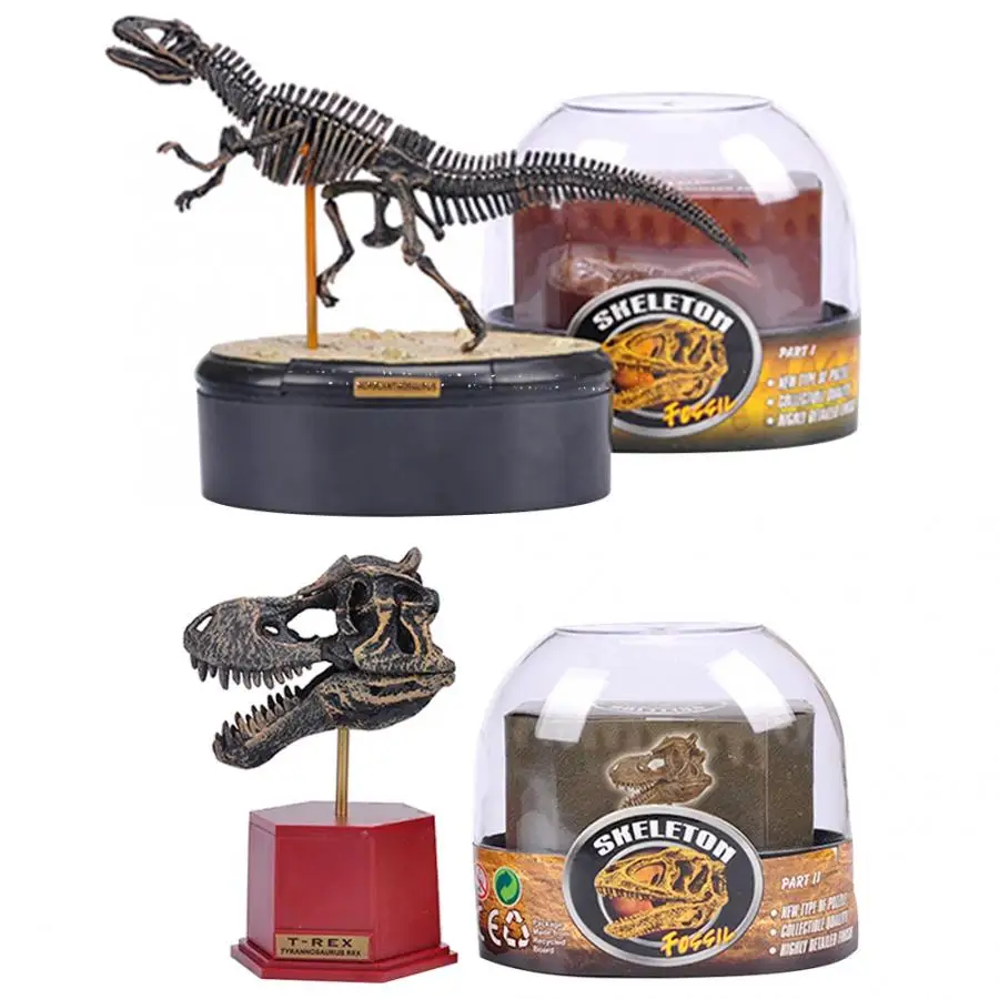 Simulation Dinosaur Fossil Skeleton Animal Model Toy Children Puzzle Science Teaching Toys 4D Assembly Model Toys for Kids Gift 
Simulation Dinosaur Fossil Skeleton Animal Model Toy Children Puzzle Science Teaching Toys 4D Assembly Model Toys for Kids Gift