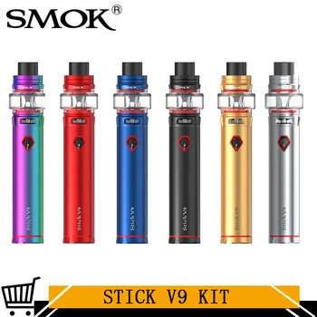 Original Smok E Cigarette Stick V9 Kit 3000mah Battery Vape Pen 5ml Tank Mesh Coil Electronic Cigarette LED Indicator Vaporizer
Original Smok E Cigarette Stick V9 Kit 3000mah Battery Vape Pen 5ml Tank Mesh Coil Electronic Cigarette LED Indicator Vaporizer