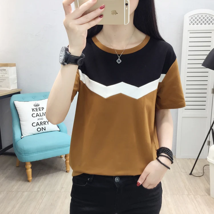 Korean Casual Cotton Female T-shirt Streetwear Short Sleeve T-shirts for Women Plus Size XXXL Tops for Woman
Korean Casual Cotton Female T-shirt Streetwear Short Sleeve T-shirts for Women Plus Size XXXL Tops for Woman