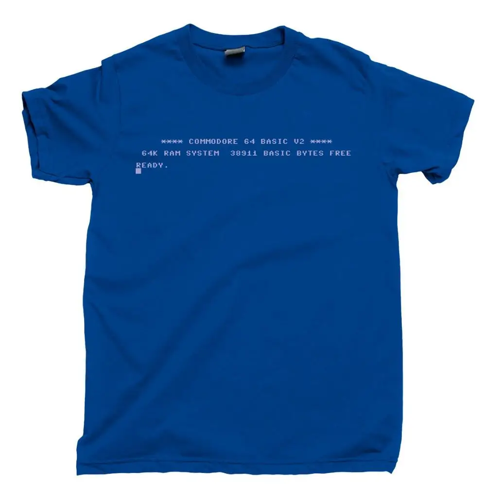 C64 Boot T Shirt Commodore 128 Pet Vic-20 Cbm 64 Cpu Retro 8-Bit Video Game Tee 2019 Men'S Fashion Short Sleeved Slim T-Shirts
C64 Boot T Shirt Commodore 128 Pet Vic-20 Cbm 64 Cpu Retro 8-Bit Video Game Tee 2019 Men'S Fashion Short Sleeved Slim T-Shirts