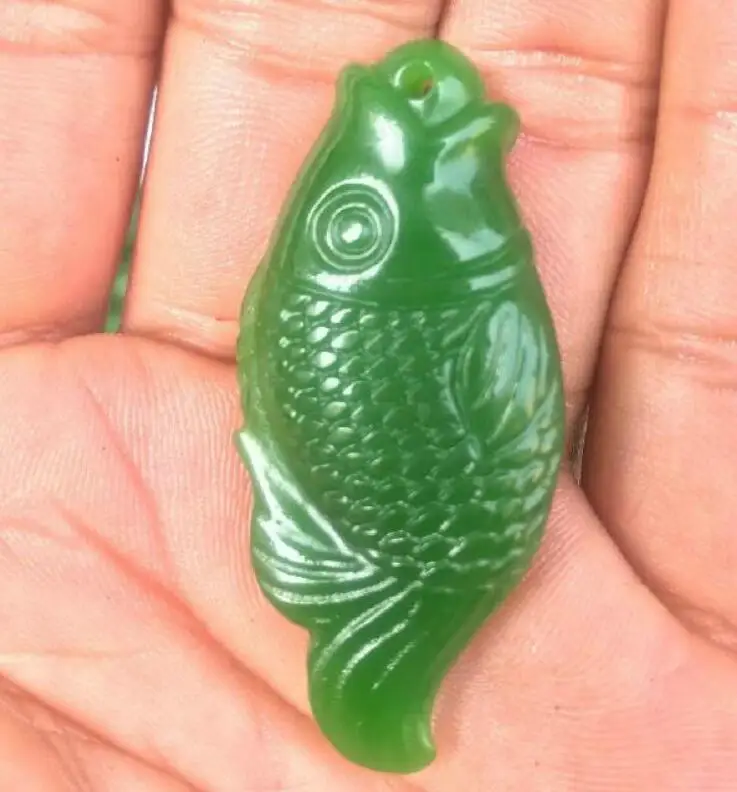WholesaleNew Natural The real thing hetian QINGYU Year after year have fish Lucky pendant Lovers
WholesaleNew Natural The real thing hetian QINGYU Year after year have fish Lucky pendant Lovers