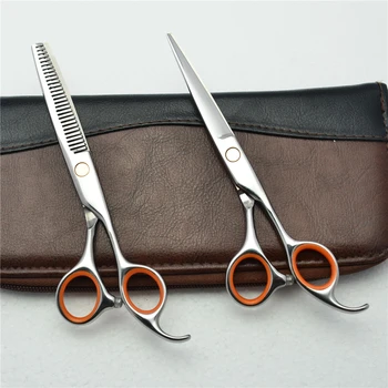 Professional 6" Customized Logo Top Grade Hairdressing Scissors Straight Handle Barber Cutting Scissors Thinning Shears Hair Sci
Professional 6" Customized Logo Top Grade Hairdressing Scissors Straight Handle Barber Cutting Scissors Thinning Shears Hair Sci