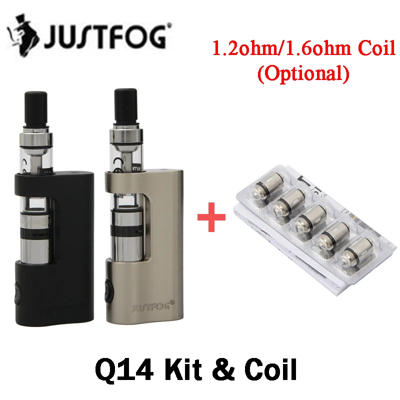 Original Justfog Q14 Compact Kit with 900mah Battery Q14 Tank Fit Justfog 1.2ohm 1.6ohm Coil Electronic Cigarette Vape Kit Vapor
Original Justfog Q14 Compact Kit with 900mah Battery Q14 Tank Fit Justfog 1.2ohm 1.6ohm Coil Electronic Cigarette Vape Kit Vapor