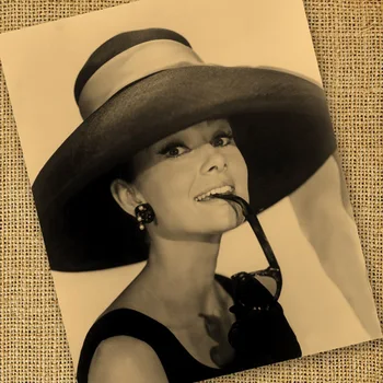 Reminisced cowhide vintage hepburn posters printing drawing The old poster collection
Reminisced cowhide vintage hepburn posters printing drawing The old poster collection