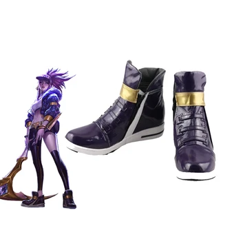 Cosplaydiy Game LOL League of Legends K/DA Akali The Rogue Assassin Cosplay Cos Boots Girls Purple Shoes Custom Made
Cosplaydiy Game LOL League of Legends K/DA Akali The Rogue Assassin Cosplay Cos Boots Girls Purple Shoes Custom Made