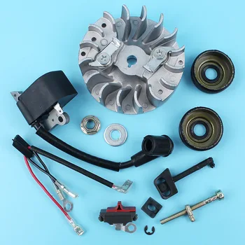 Flywheel Kill Switch Ignition Coil Chain Tensioner Oil Seals For HUSQVARNA 137 137E 142 142E Chainsaw w/ Nuts Choke Lever
Flywheel Kill Switch Ignition Coil Chain Tensioner Oil Seals For HUSQVARNA 137 137E 142 142E Chainsaw w/ Nuts Choke Lever