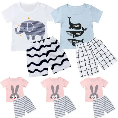 2019 Toddler Baby Clothes Kids Baby Boy Summer Clothes Short Sleeve T-shirt Tops Striped Shorts Pants 2PCS
2019 Toddler Baby Clothes Kids Baby Boy Summer Clothes Short Sleeve T-shirt Tops Striped Shorts Pants 2PCS