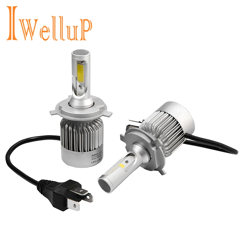 IWELLUP Car Headlight H7 H4 LED H8/H11 9005 HB4/9006 H1 H3 H13 9007 72W 8400LM/set Auto Bulb Headlamp Kit 6000K Light Sourcing
IWELLUP Car Headlight H7 H4 LED H8/H11 9005 HB4/9006 H1 H3 H13 9007 72W 8400LM/set Auto Bulb Headlamp Kit 6000K Light Sourcing