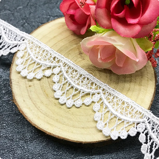 15yards DIY Water Soluble Polyester Embroidery Lace Trim Ribbon Applique High Quality Sewing Home Wedding Dress Accessories
15yards DIY Water Soluble Polyester Embroidery Lace Trim Ribbon Applique High Quality Sewing Home Wedding Dress Accessories