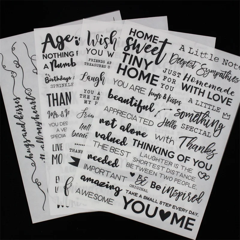 Thinking Of You Self- adhesive Rub On for Scrapbooking/ DIY Crafts/ Card Making Decoration
Thinking Of You Self- adhesive Rub On for Scrapbooking/ DIY Crafts/ Card Making Decoration