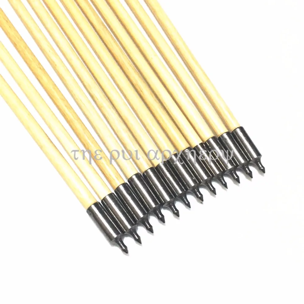 For Long Bow and Recurve 6/12/24pcs Handmade Bamboo Arrows Eagle Feather Shaft Diameter 8mm Steel Arrowheads
For Long Bow and Recurve 6/12/24pcs Handmade Bamboo Arrows Eagle Feather Shaft Diameter 8mm Steel Arrowheads