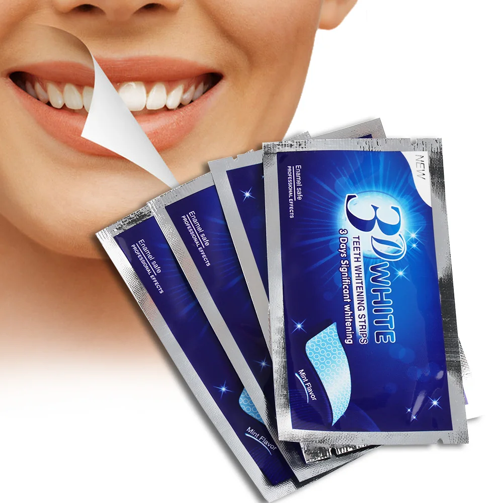7 Paris/14 Pair NEW Arrival 3D Teeth Whitening Strips Tooth Whitestrips Professional Tooth Effect Clean Teeth Oral Caring Health
7 Paris/14 Pair NEW Arrival 3D Teeth Whitening Strips Tooth Whitestrips Professional Tooth Effect Clean Teeth Oral Caring Health