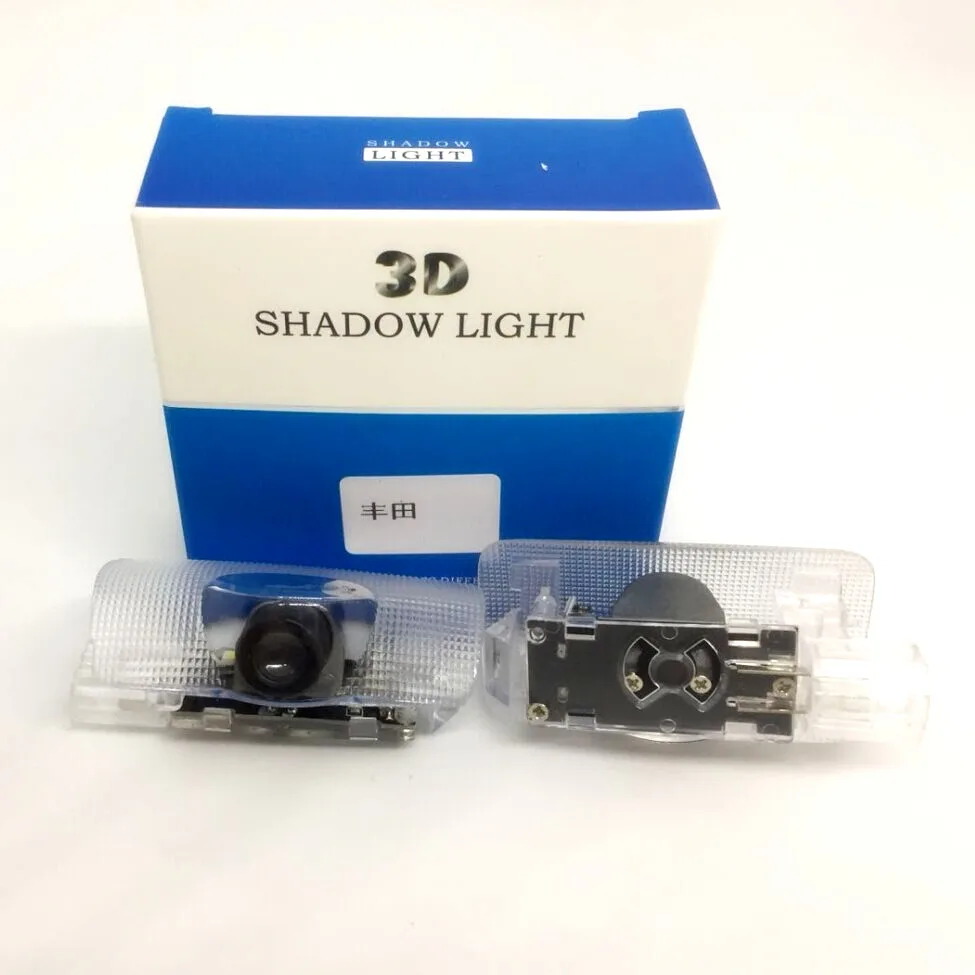 Кратор 2 шт. 5 Вт Ghost Shadow проектор светодиодный любезно светильник для Toyota Highlander Land