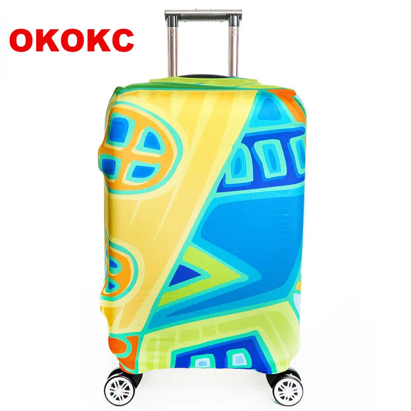 OKOKC Plus Size S/M/L/XL Thick Elastic Suitcase Luggages Protective Cover Apply to 18"~32" Traveling Case Travel Accessories | Багаж и
