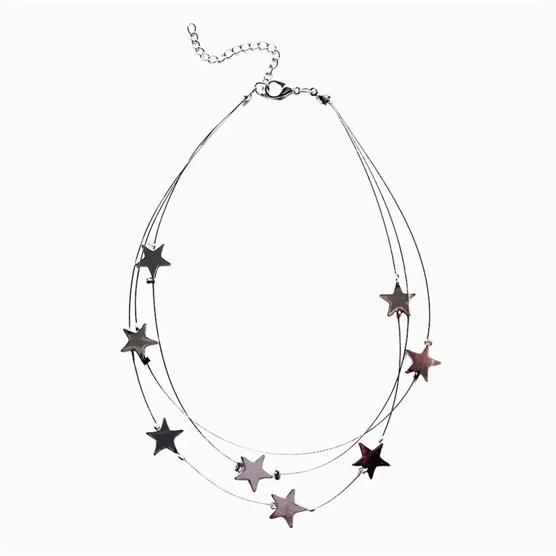 XIAO YOUNG Multi-layer Chic Chokers Necklaces For Women 2018 Fashion Simple Star Necklace Jewelry Girls All Match Gift
XIAO YOUNG Multi-layer Chic Chokers Necklaces For Women 2018 Fashion Simple Star Necklace Jewelry Girls All Match Gift