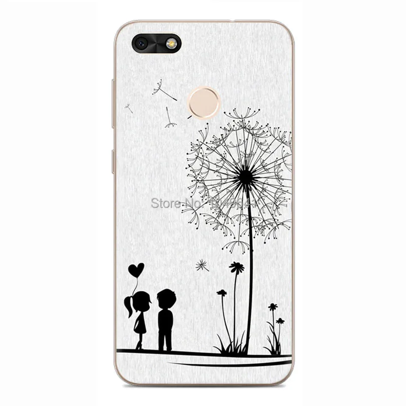 KHW1824D_1_Dandelion Pattern Soft TPU Case for Huawei P9 Lite Mini