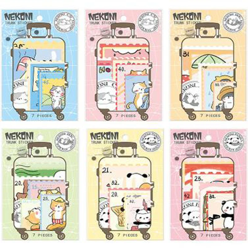 7 Pcs/pack Cute Animal Panda Dog Shiba Cat Stamp Diary Planner Decorative Mobile Stickers Scrapbooking DIY Stationery Stickers
7 Pcs/pack Cute Animal Panda Dog Shiba Cat Stamp Diary Planner Decorative Mobile Stickers Scrapbooking DIY Stationery Stickers