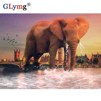 GLymg 5d Diy Diamond Painting Cross Stitch Water The Elephant Animal Picture Diamond Embroidery Full Square Drill Home Decor
GLymg 5d Diy Diamond Painting Cross Stitch Water The Elephant Animal Picture Diamond Embroidery Full Square Drill Home Decor