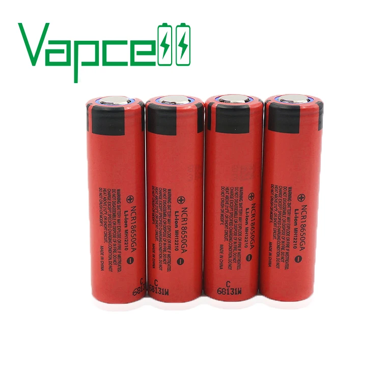 Vapcell 100% original NCR 18650 3500mAh 10A battery (18650GA) and batteries button top
Vapcell 100% original NCR 18650 3500mAh 10A battery (18650GA) and batteries button top