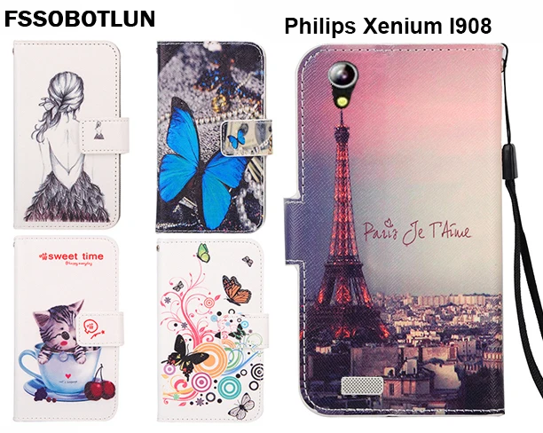 FSSOBOTLUN,For Philips Xenium I908 Phone Case Fashion Painting Patterns PU Leather Wallet Stand Flip Cover With 2 Card Slots
FSSOBOTLUN,For Philips Xenium I908 Phone Case Fashion Painting Patterns PU Leather Wallet Stand Flip Cover With 2 Card Slots