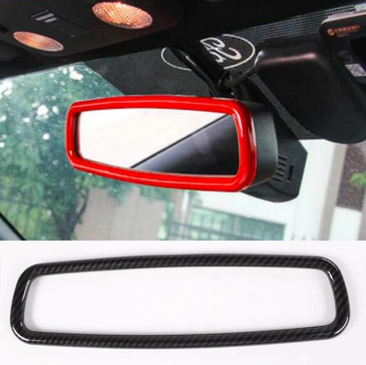 Newest Inner Review Mirror Cover Ring Outlet Interior Styling ABS Carbon Fiber For Ford Mustang 2015 16 17 Up Free Shipping
Newest Inner Review Mirror Cover Ring Outlet Interior Styling ABS Carbon Fiber For Ford Mustang 2015 16 17 Up Free Shipping
