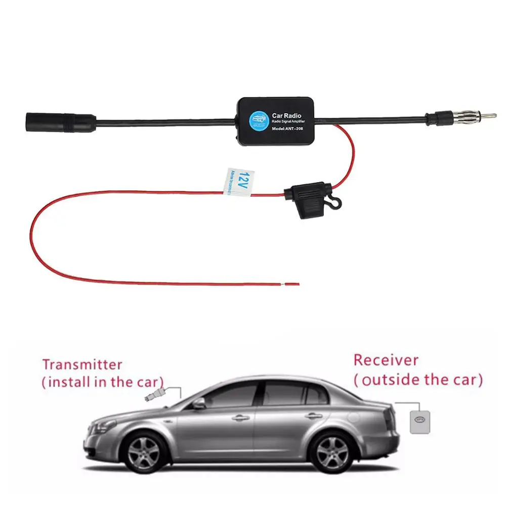 Universal Car 12V ANT-208 Radio FM Amplifier Signal Amp Amplifier Booster For Marine Car Vehicle Boat Car Accessories
Universal Car 12V ANT-208 Radio FM Amplifier Signal Amp Amplifier Booster For Marine Car Vehicle Boat Car Accessories
