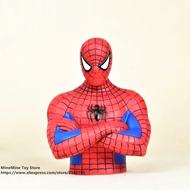 ZXZ Marvel Avengers Spider Man Piggy Bank 25cm Action Figure Posture Anime Decoration Collection Figurine Toys model children
ZXZ Marvel Avengers Spider Man Piggy Bank 25cm Action Figure Posture Anime Decoration Collection Figurine Toys model children