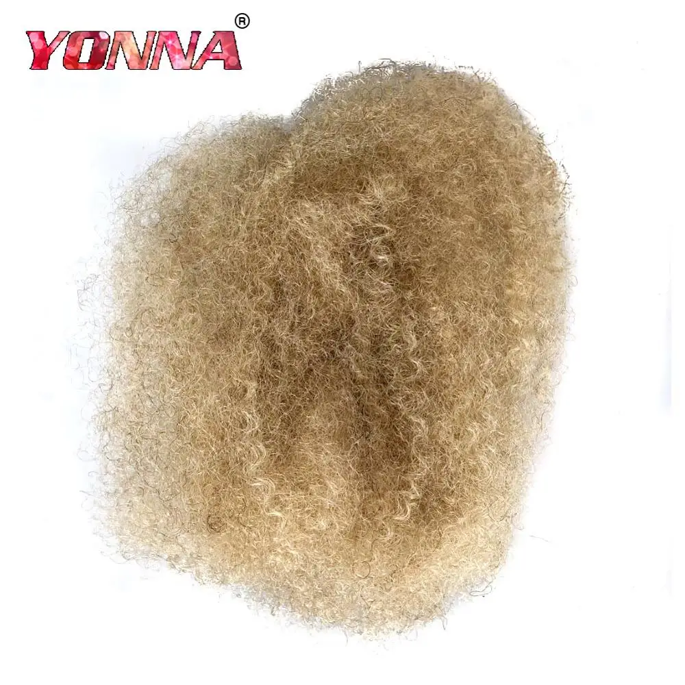 YONNA тугие афро кудрявые объемные человеческие волосы 100% для дредов твист косички