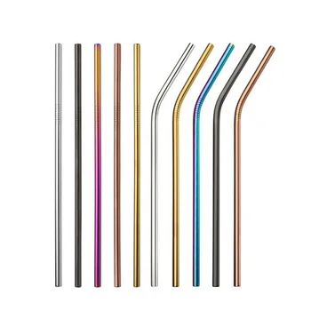500pcs 215mm Stainless Steel Straw Reusable Diameter 6mm Juice Milk Drinking Straws Eco Friendly Metal Colorful Rainbow Straw
500pcs 215mm Stainless Steel Straw Reusable Diameter 6mm Juice Milk Drinking Straws Eco Friendly Metal Colorful Rainbow Straw