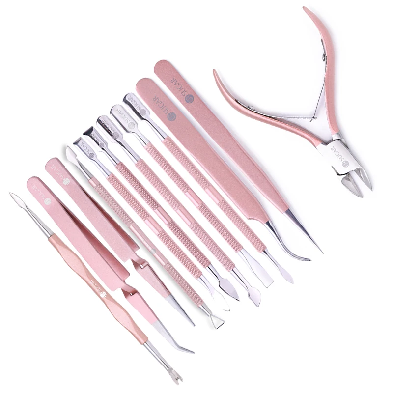 12Pcs UR SUGAR Rose Gold Nail Art Manicure Tools Set Nail Cuticle Nipper Clipper Scissor Tweezer Picker Dead Skin Remover Kits
12Pcs UR SUGAR Rose Gold Nail Art Manicure Tools Set Nail Cuticle Nipper Clipper Scissor Tweezer Picker Dead Skin Remover Kits