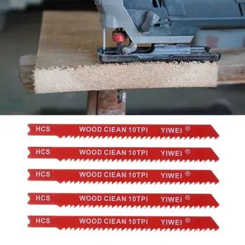 5pcs Red Durable U-shank High Carbon Steel 10 TPI Reciprocating Saw Blade Cutter For Wood Jig Cutting high carbon
5pcs Red Durable U-shank High Carbon Steel 10 TPI Reciprocating Saw Blade Cutter For Wood Jig Cutting high carbon