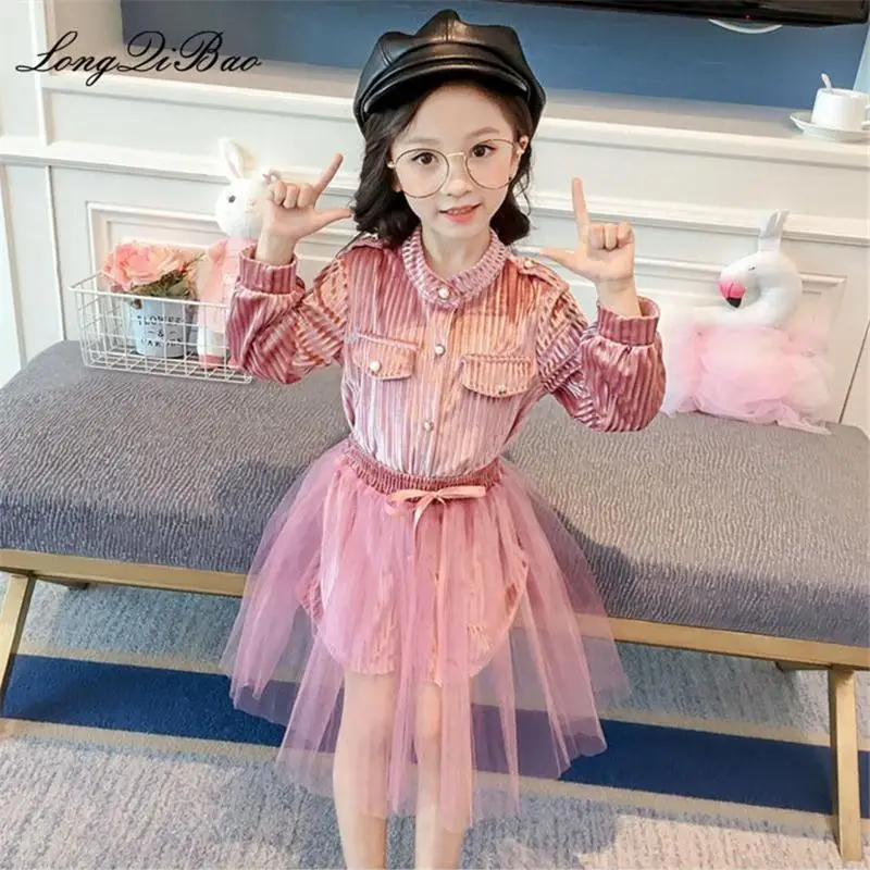 Baby girl 2018 autumn new Korean girls stitching princess dress tide fan girl stitching dress set
Baby girl 2018 autumn new Korean girls stitching princess dress tide fan girl stitching dress set