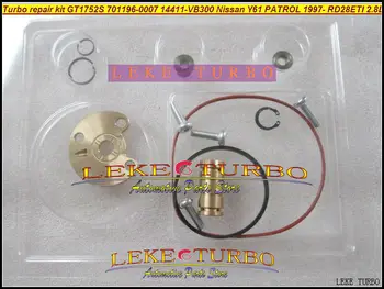 Turbo repair kit rebuild kits GT1752S 701196-0002 701196 701196-0007 14411-VB301 14411VB301 For NISSAN Y61 PATROL RD28Ti 2.8L
Turbo repair kit rebuild kits GT1752S 701196-0002 701196 701196-0007 14411-VB301 14411VB301 For NISSAN Y61 PATROL RD28Ti 2.8L