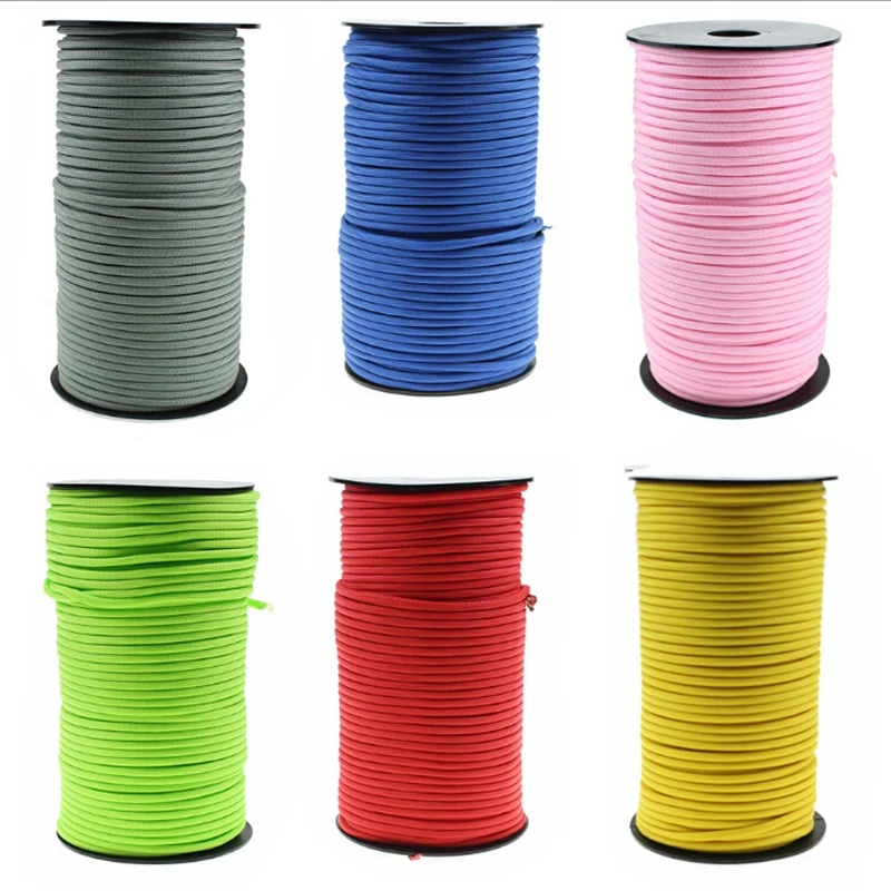 YINGTOUMAN 100M/LOT Outdoor Survival Parachute 7 Cord Lanyard Paracord 4mm Diameter Micro Cord Spool Rope
YINGTOUMAN 100M/LOT Outdoor Survival Parachute 7 Cord Lanyard Paracord 4mm Diameter Micro Cord Spool Rope