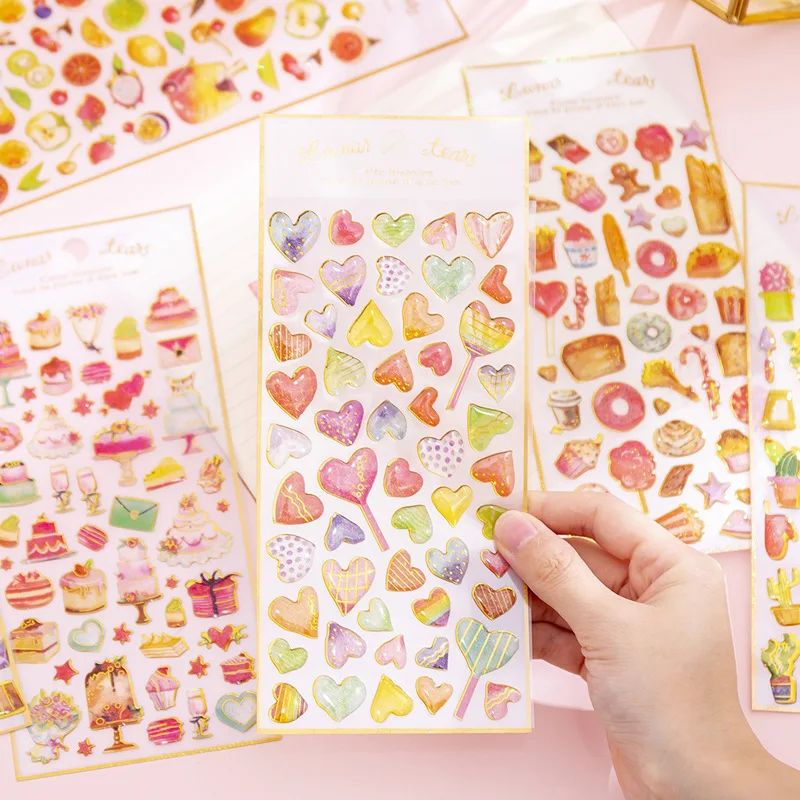 24 pcs/lot Sweet Cake Geometry Diy 3D Decorative Stickers Scrapbooking Stick Label Diary Stationery Album Stickers
24 pcs/lot Sweet Cake Geometry Diy 3D Decorative Stickers Scrapbooking Stick Label Diary Stationery Album Stickers