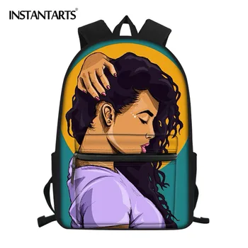 INSTANTARTS Women School Bag Black Art African Girl Print School Backpack Children Bookbag Kid School Shoulder Bagpack Teenager
INSTANTARTS Women School Bag Black Art African Girl Print School Backpack Children Bookbag Kid School Shoulder Bagpack Teenager