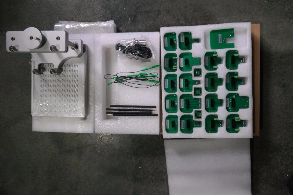 DH18020541 LED BDM Frame ECU RAMP Adapters(22pcs) + LED Stainless steel BDM Frame