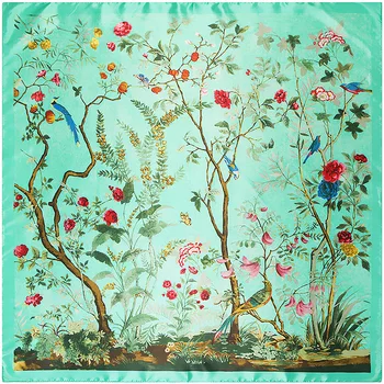 90x90c New luxury brand silk woman scarf 2020 fashion trees flower square scarves shawl headband hair woman adult bandana A371
90x90c New luxury brand silk woman scarf 2020 fashion trees flower square scarves shawl headband hair woman adult bandana A371