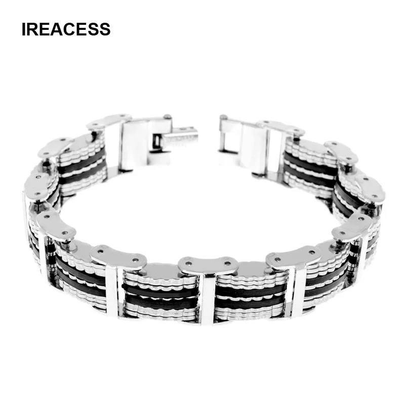 Fashion New Link Chain Stainless Steel Bracelet Men 12MM Wide Mens Charm Bracelets & Bangles 2017 Bicycle Wristband Jewelry
Fashion New Link Chain Stainless Steel Bracelet Men 12MM Wide Mens Charm Bracelets & Bangles 2017 Bicycle Wristband Jewelry